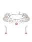 Baguette-Wrap Ruby Choker Set
