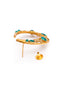 Emerald Crescent Hoops