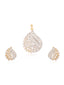 Wing Cascade American Diamond Set (without chain)