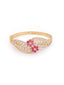 Scarlet Bloom American Diamod Bracelet