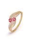 Scarlet Bloom American Diamod Bracelet