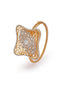 Floral American Diamond Cuff Bracelet