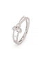 Aqua Leaf American Diamond Bracelet