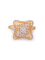 Floral American Diamond Cuff Bracelet