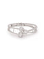 Aqua Leaf American Diamond Bracelet
