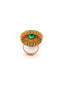 Emerald Dust American Diamond Ring (Adjustable)