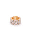 Mosaic Wide Band Ring