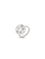 Moonlit Petal American Diamond Ring (Adjustable)