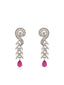 Seraphina Pink Drop Earrings