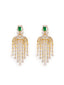 Emerald Rainfall AD Earrings