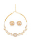 Queen American Diamond Necklace Set