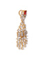 American Diamond Ruby Cascade Pendant set (without chain)