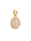 Baguette American Diamond Pendant Set (without chain)