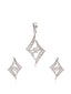 Stellara Rhombus Halo Pendant Set (without chain)