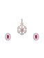 Ruby Glint Petite Pendant Set (without chain)