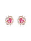 Ruby Swirl Pendant Set (without chain)
