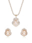 Swarovski Pearl Bloom Necklace Set