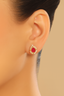 Ruby Floret Necklace Set