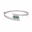 American Diamond Sage Glint Openable Bracelet