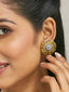 22k Gold Plated Filigree Statement Studs