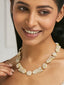 22K Gold-Plated Regal Kudnan Motifs Matha Patti cum Necklace