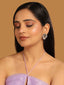 22K Gold Plated Labradorite Stone Contemporary Stud Earrings