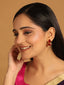 22K Gold Plated Red Embrace Earrings