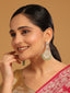 22K Gold Plated Regal Green Kundan Chandbali Earrings