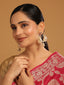 22K Gold Plated White Stone Studded Contemporary Mini Jhumki Dangler Earrings