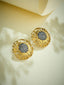 22k Gold Plated Filigree Statement Studs