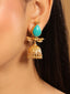 22K Gold Plated Turquoise Grace Earrings