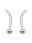 Baguette-Wrap Ruby Choker Set