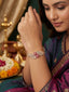 Scarlet Bloom American Diamod Bracelet