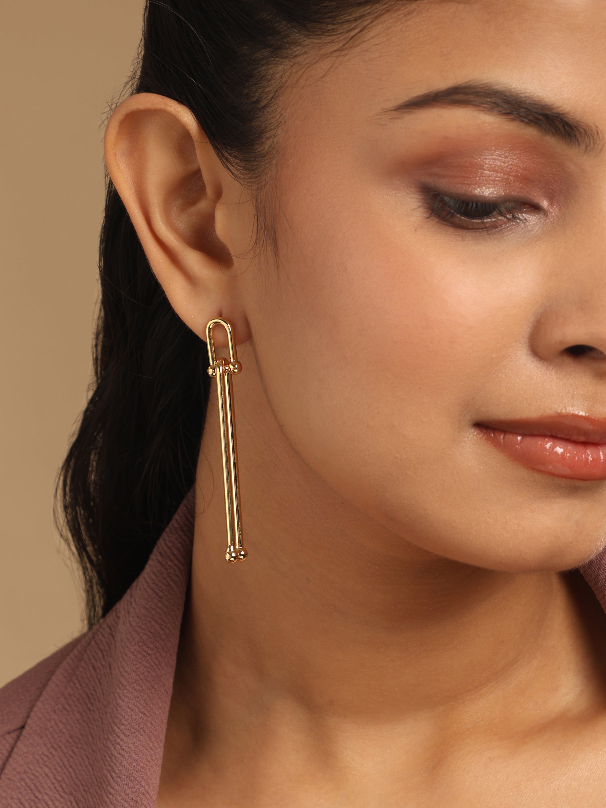 Golden Glow Anti Tarnish Earrings