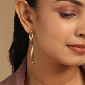Golden Glow Anti Tarnish Earrings