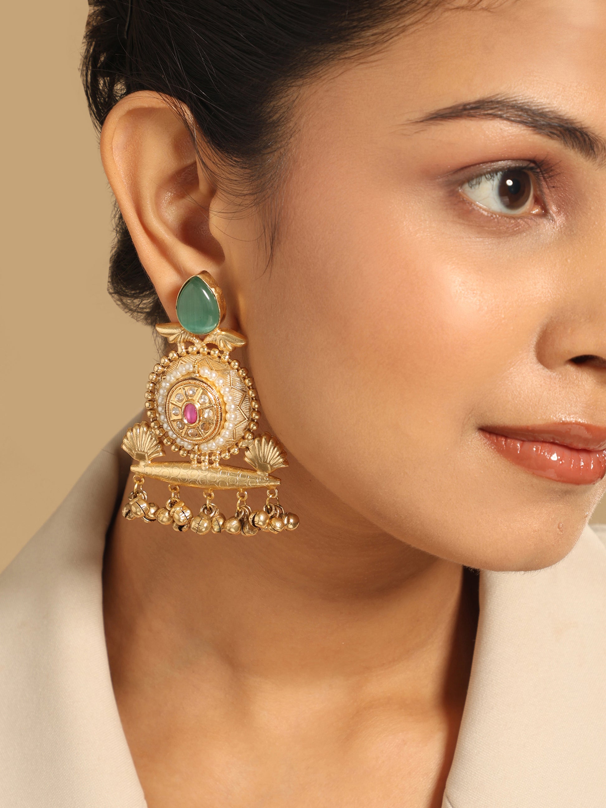 Monalisa Pota Pearl Anti Tarnish Earrings