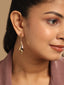 Golden Flux Anti Tarnish Earrings