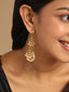 18k String of Pearls Gold Anti Tarnish Earrings