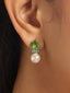 Green Emerald Elegance Anti Tarnish Studs