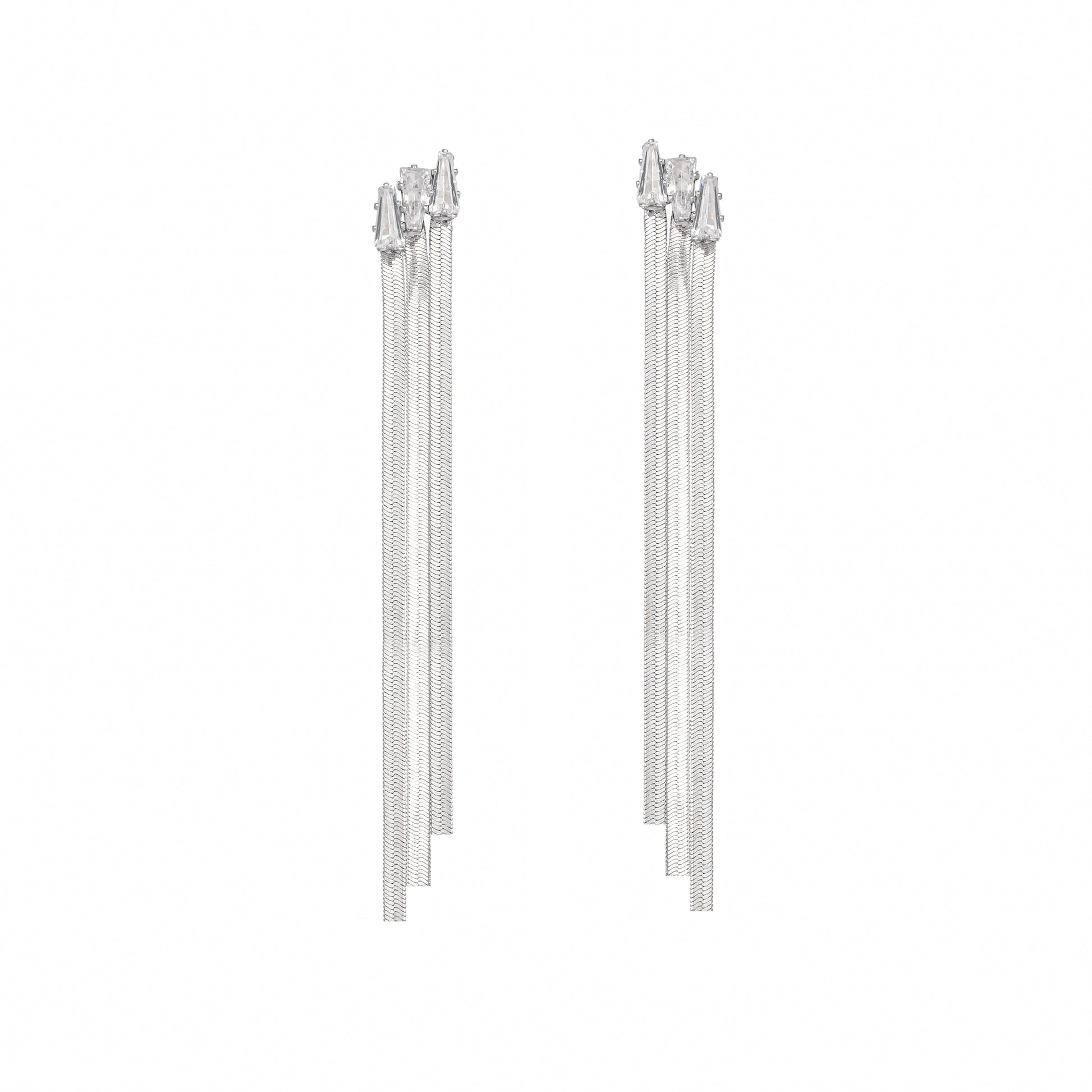 Diamond Cascade Anti Tarnish Earrings