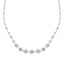 Silver-Plated Minimal Cubic Zirconia Studded Necklace Set