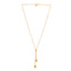 Gold-Plated Stainless Steel Minimal Adjustable Drawstring Necklace