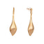 Golden Flux Anti Tarnish Earrings