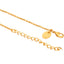 18k Gold-Plated Crystal Studded Minimal Chain Pendant Necklace