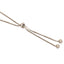 Rhodium-Plated Green Stone Studded Minimal Choker Set