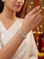Heart American Diamond Tennis Bracelet