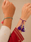 Nuyug Royal Tassel Bhaiya Bhabhi Rakhi Set