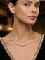 Linear American Diamond Glissade Hasli Necklace