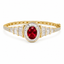 Nuyug Ruby diamond diva bracelet