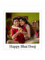 Nuyug American Diamond Bracelet Customised Bhai Dooj Gift for Sister- Gift set